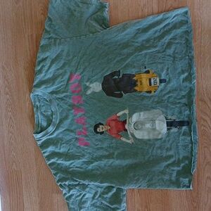 XL oversized Playboy Retro Bunny Scooter Print Shirt